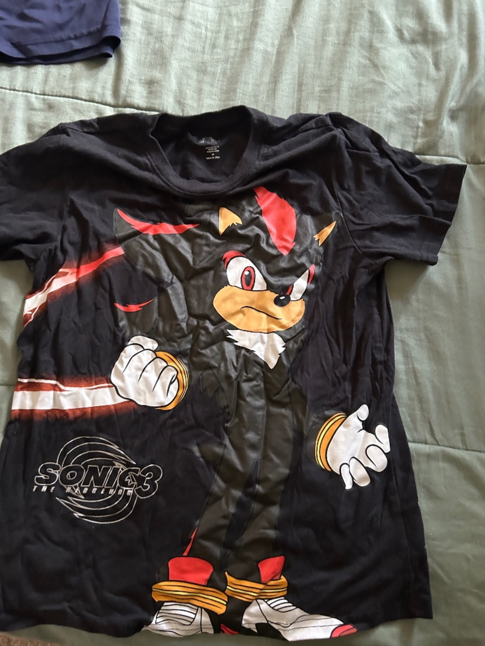 Sonic 3 Boys Graphic T-Shirt | Size 14